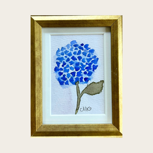 Petite: Hydrangea in Gold II