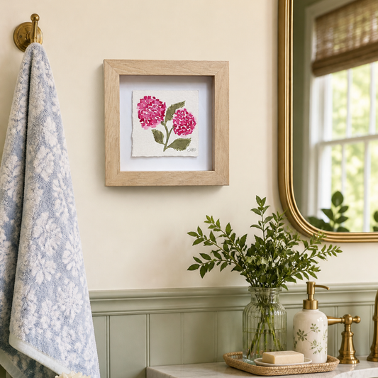 Petite: Hydrangea Shadowbox IV