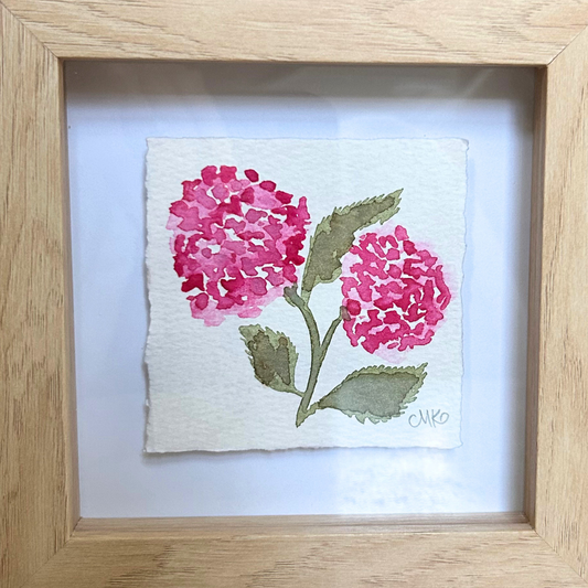 Petite: Hydrangea Shadowbox IV