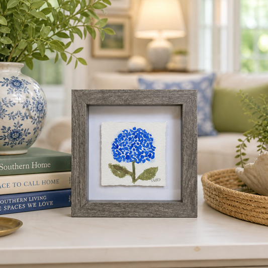 Petite: Hydrangea Shadowbox VI