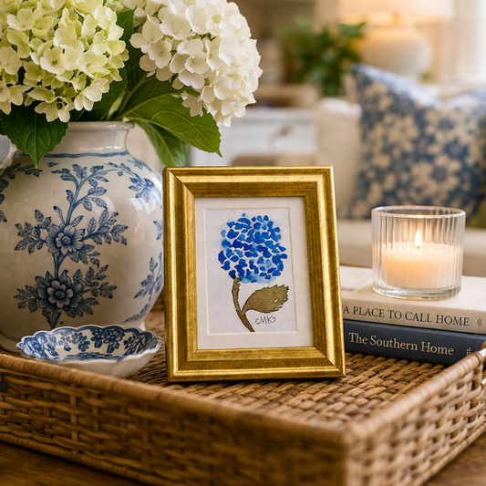 Petite: Hydrangea in Gold III