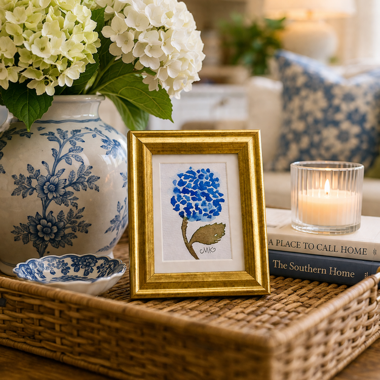 Petite: Hydrangea in Gold III