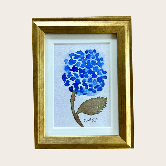 Petite: Hydrangea in Gold III