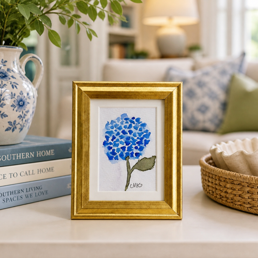 Petite: Hydrangea in Gold II