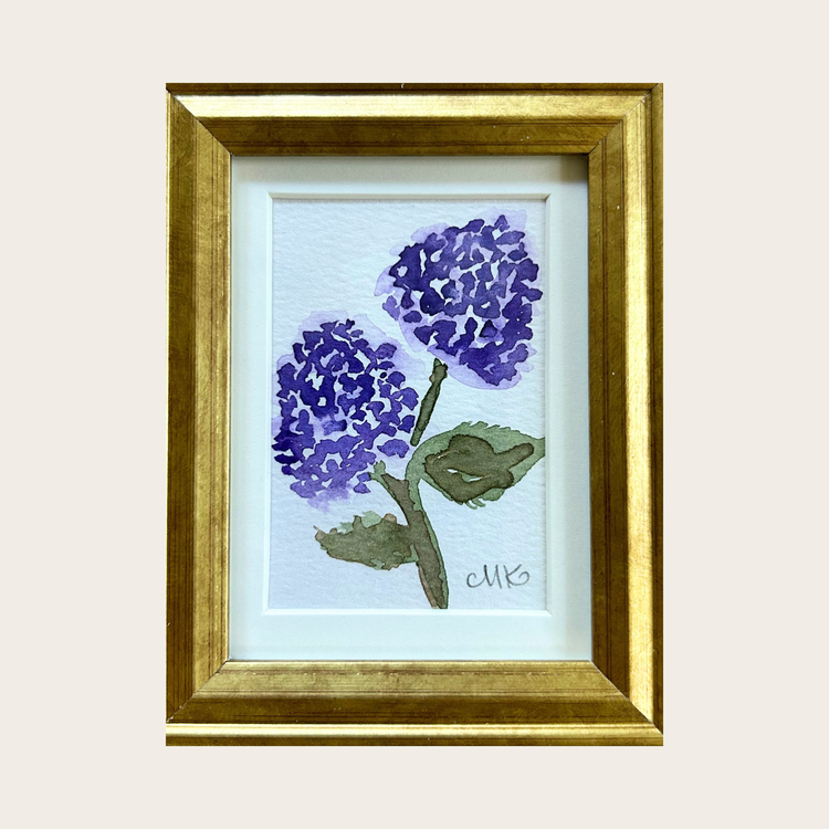 Petite: Hydrangea in Gold IV