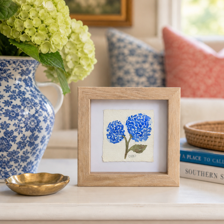 Petite: Hydrangea Shadowbox III