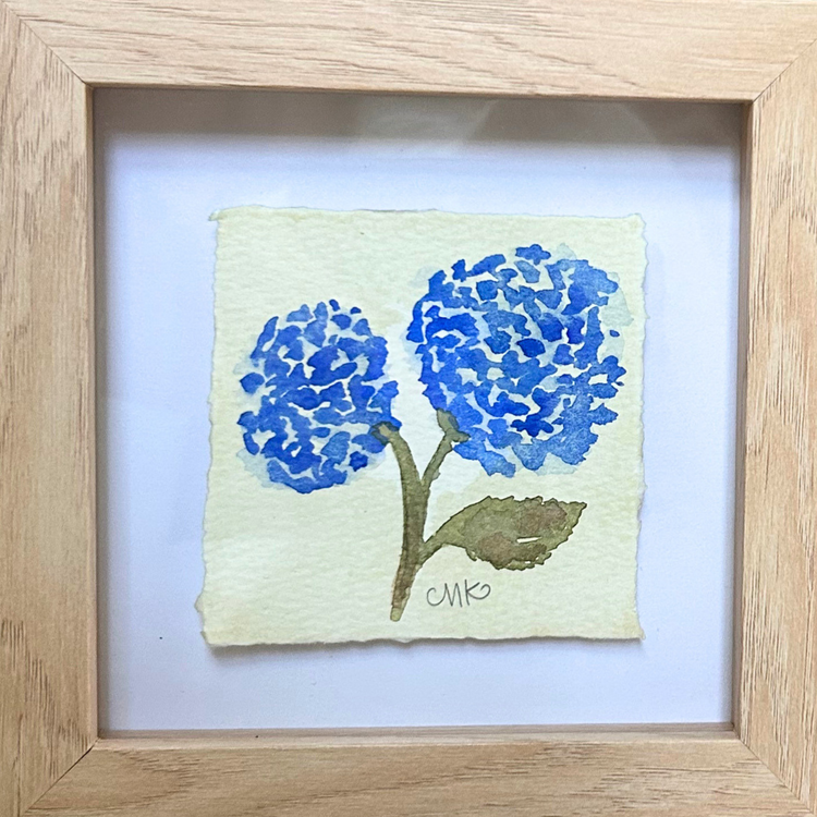 Petite: Hydrangea Shadowbox III