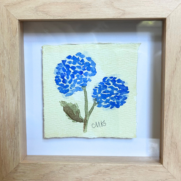 Petite: Hydrangea Shadowbox II