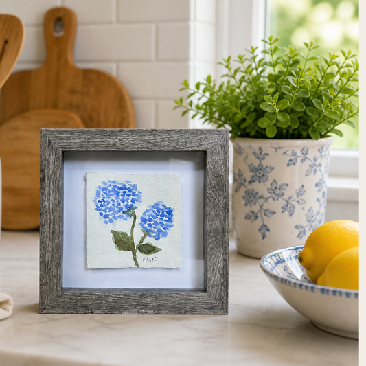 Petite: Hydrangea Shadowbox V