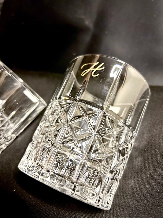 Engraved Glasses Set of 8